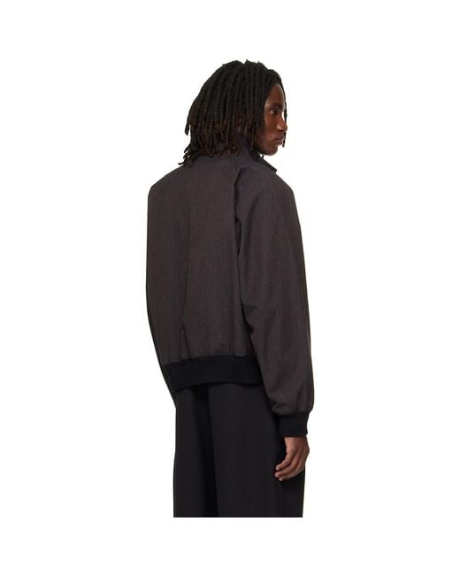 Studio Nicholson Black Over Jacket for men