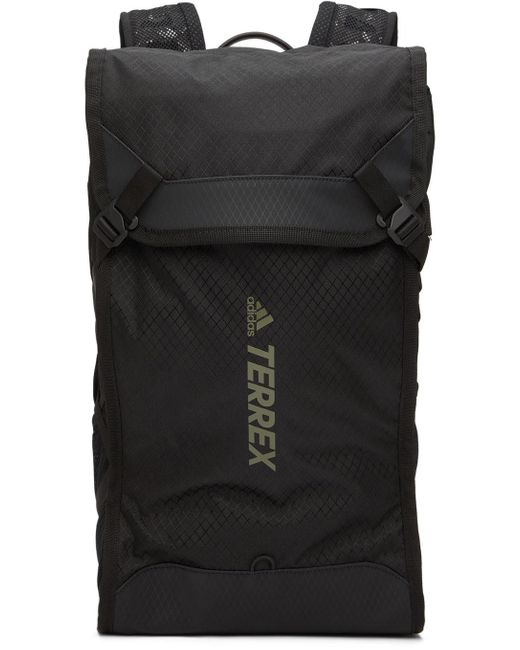 Adidas Originals Black Terrex Aeroready Backpack for men