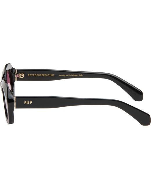 Retrosuperfuture Black Epoca Sunglasses for men