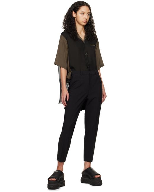 Undercover Black Layered Trousers