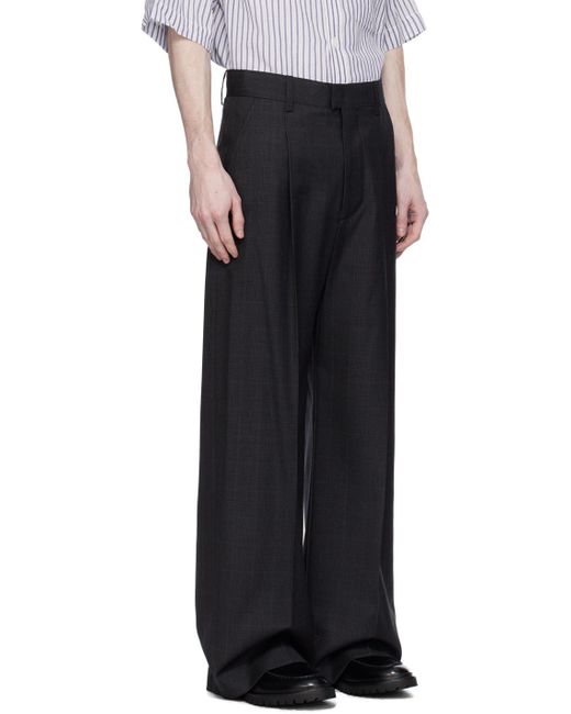 Isabel Marant Black Gray Namoro Trousers for men