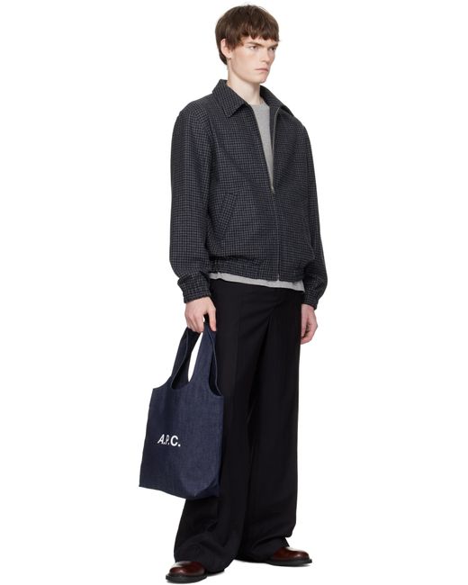 メンズ A.P.C. インディゴ スモール Ninon トートバッグ Blue