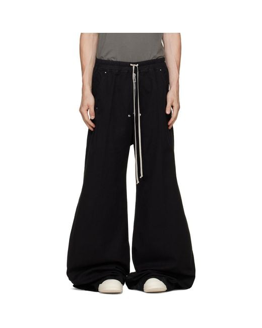 Rick Owens Black Tower Geth Belas Trousers for men