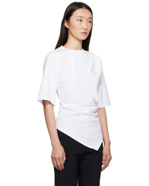 Rohe White Reinvented Twisted T-shirt