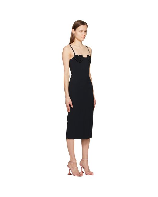 Blumarine Black Heart Midi Dress