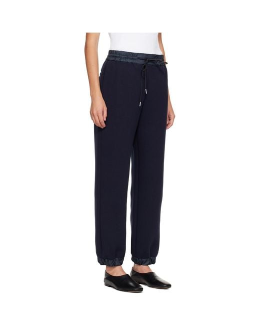 Sacai Blue Sponge Sweatpants