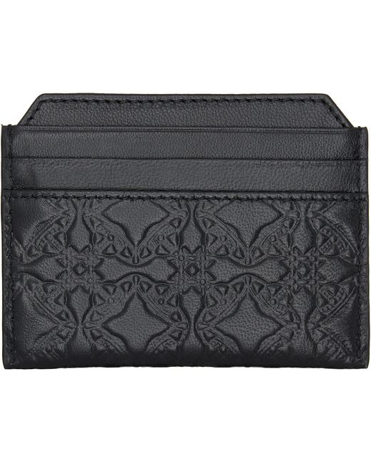 Vivienne Westwood Black Slim Card Holder for men