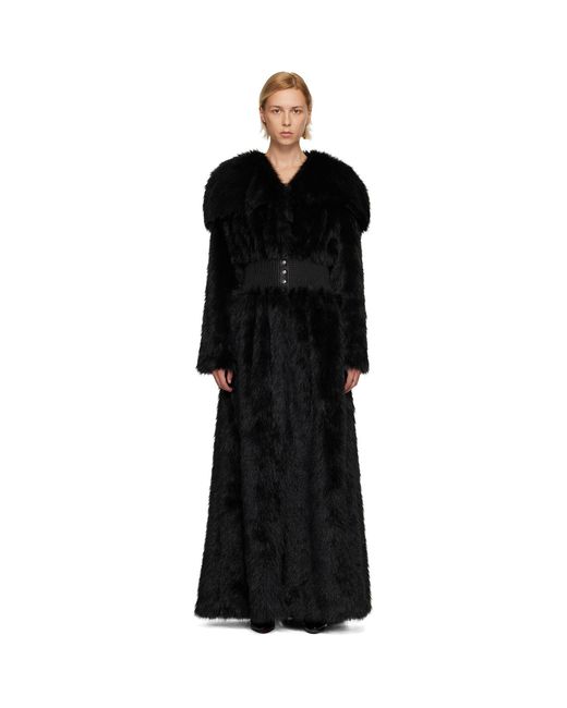 Nicklas Skovgaard Black Ssense Exclusive Lily Faux-Fur Coat