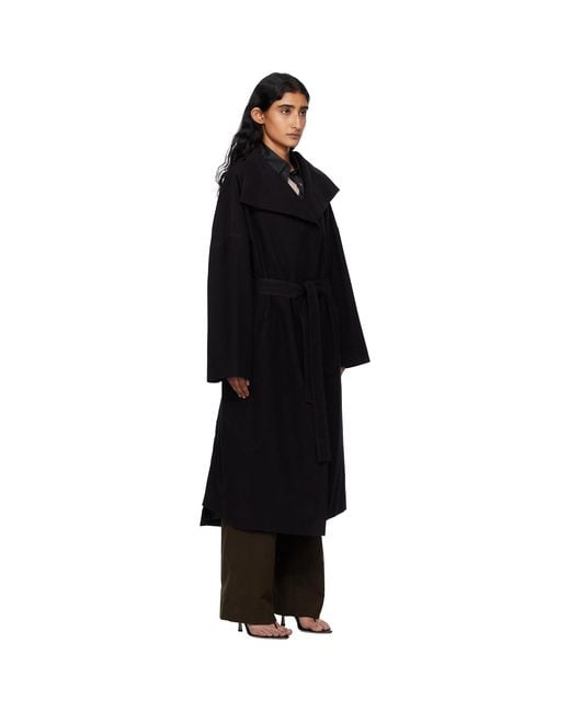 GIA STUDIOS Black Grace Long Coat