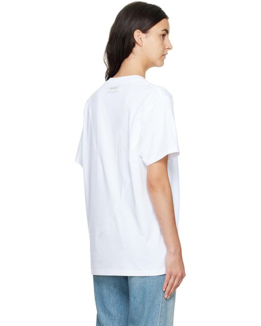 Gauchère White Pleated T-shirt