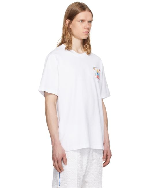 CASABLANCA 'Casa Way' Mountain T-Shirt in White for Men | Lyst