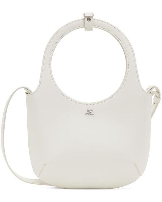Courreges White Holy Leather Bag