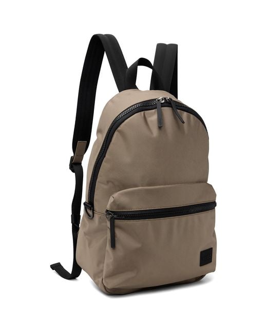 HUGO Black Logo Patch Backpack for men