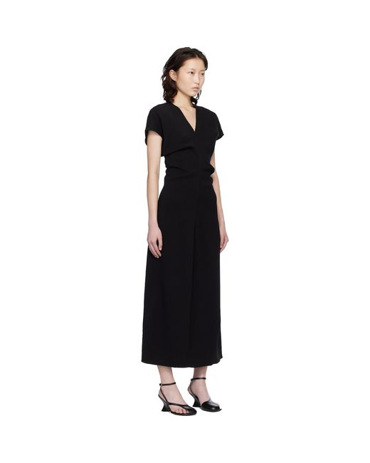 Anine Bing Black Zadig Maxi Dress