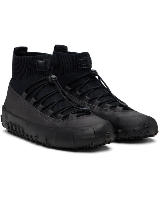 Lemaire Black Vibram Wrap On Sneakers for men