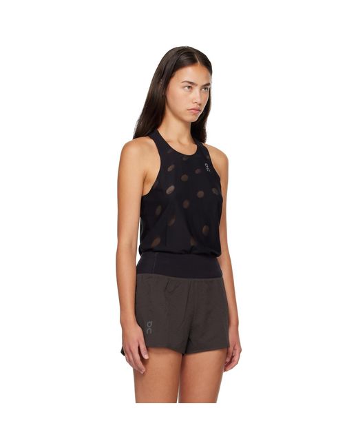 On Shoes Black Zero Breathe Tank Top