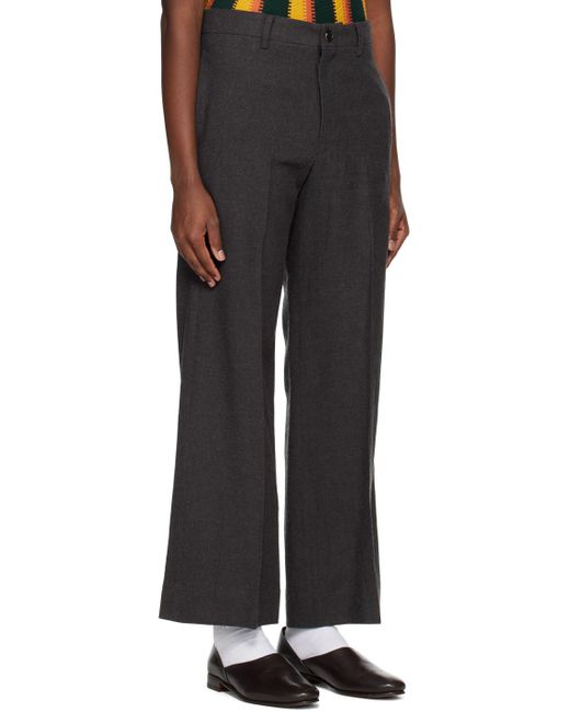 Sasquatchfabrix Black Silhouette Trousers for men