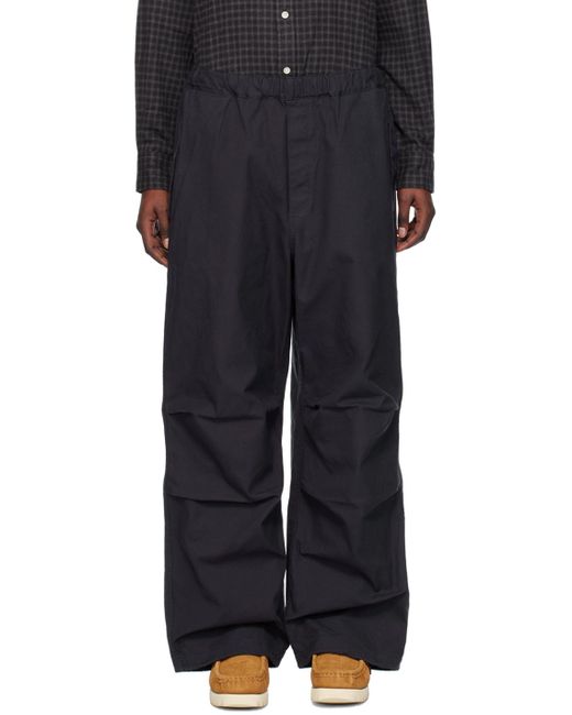 A Bathing Ape Black Embroidered Trousers