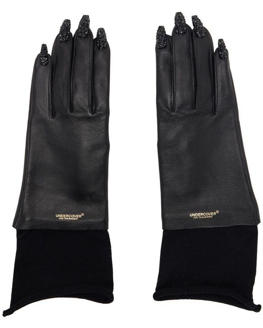 Undercover Black Fingernail Gloves