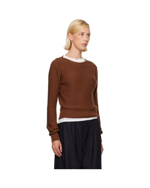 Baserange Brown Tier Sweater
