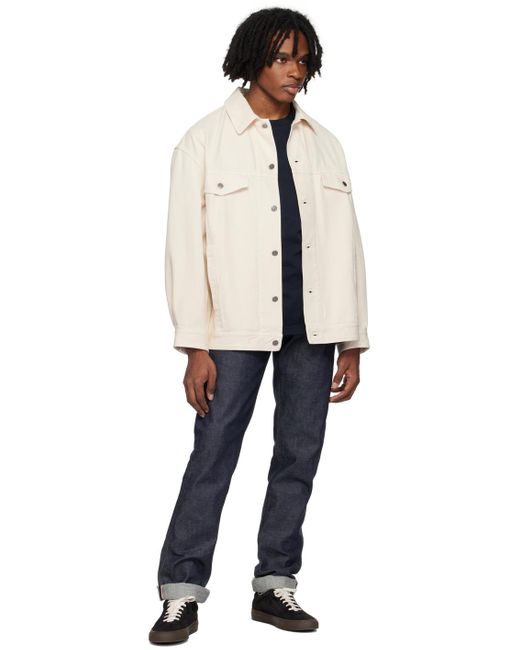 A.P.C. Black Elvis Denim Jacket for men