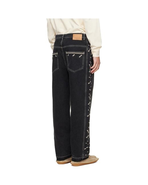 Isabel Marant Black Jorian Jeans for men
