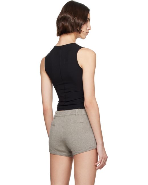 Skims ブラック Soft Lounge Vネック タンクトップ Black
