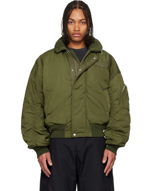 032c Green Hunting Bomber Jacket for men