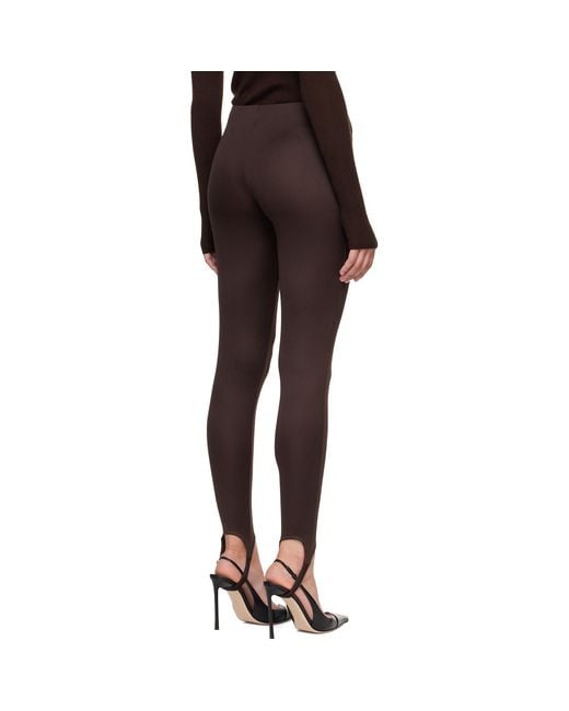 Frankie Shop Brown Caserta Stirrup Leggings