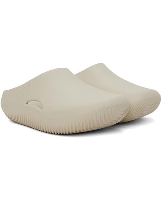 CROCSTM Black Off-white Mellow Recovery Clogs