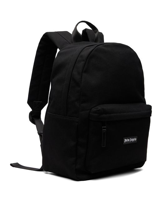 Palm Angels Black Logo Backpack for men