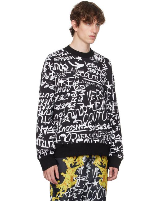 Versace graffiti cheap sweatshirt