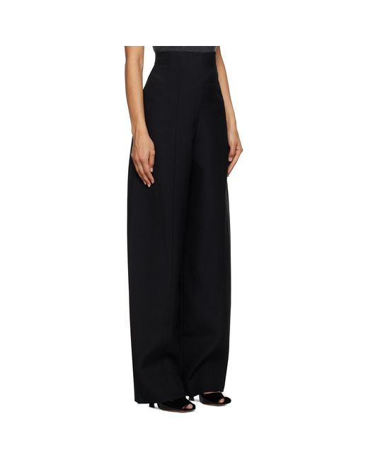 Khaite Black Lennerd Trousers