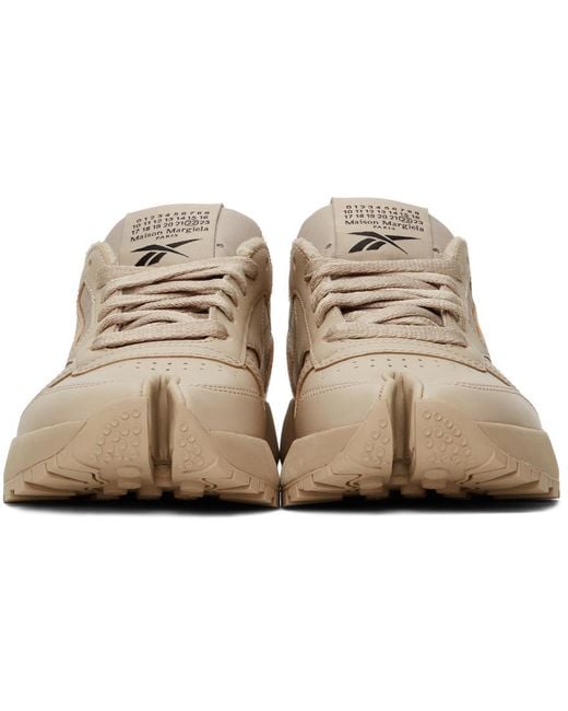 reebok tan trainers