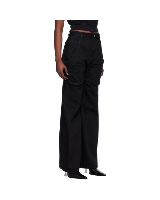 we11done Black Wire Jeans