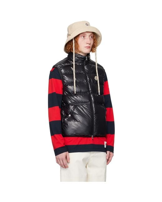 Moncler Red Aube Down Vest for men