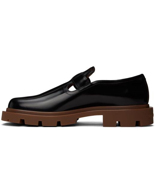 Maison Margiela Black Pin-buckle Loafers for men