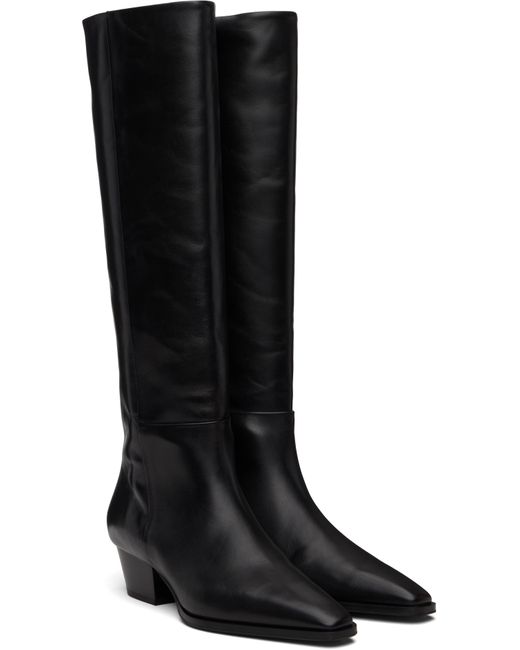 Aeyde Black Medea Tall Boots