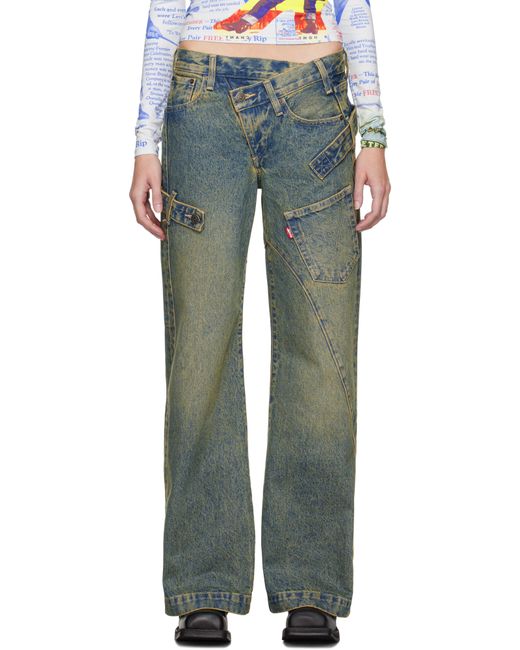 ANDERSSON BELL Blue Levi's Edition Overlay Jeans