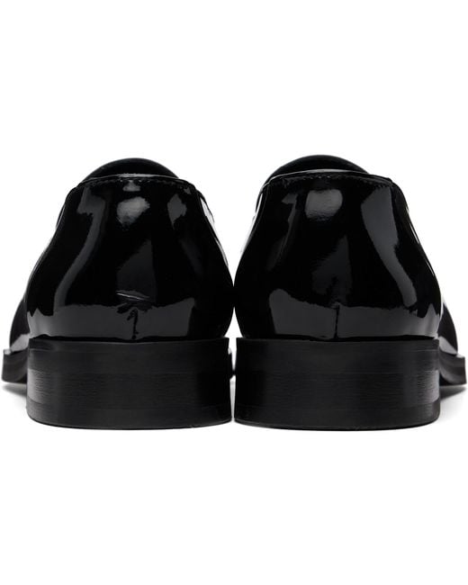 Ernest W. Baker Black Leather Loafers for men