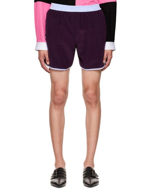 SEBLINE Purple Running Boxer Shorts for men