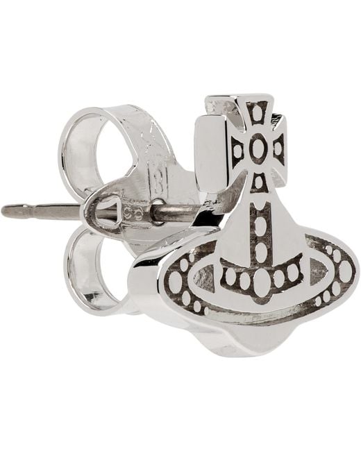 Vivienne Westwood Metallic Marinetta Stud Single Earring for men