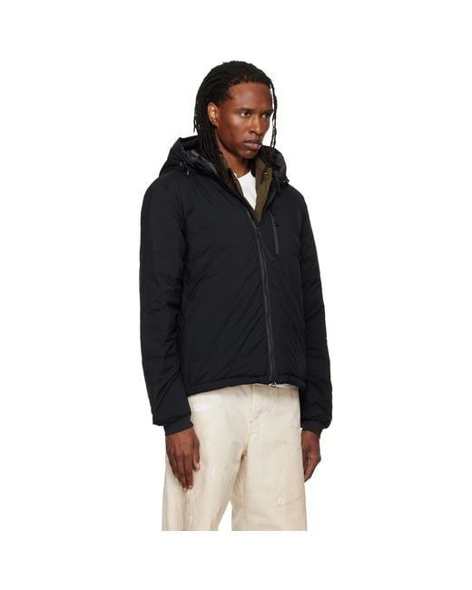 Canada Goose Black Lodge Hoodie Down Jacket for men