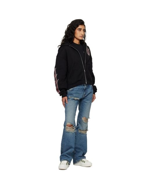 Amiri Black Stars Court Low Sneakers