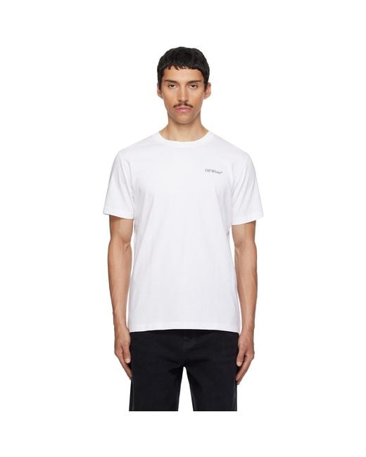 Off-White c/o Virgil Abloh White Metal Arrow Slim T-Shirt for men