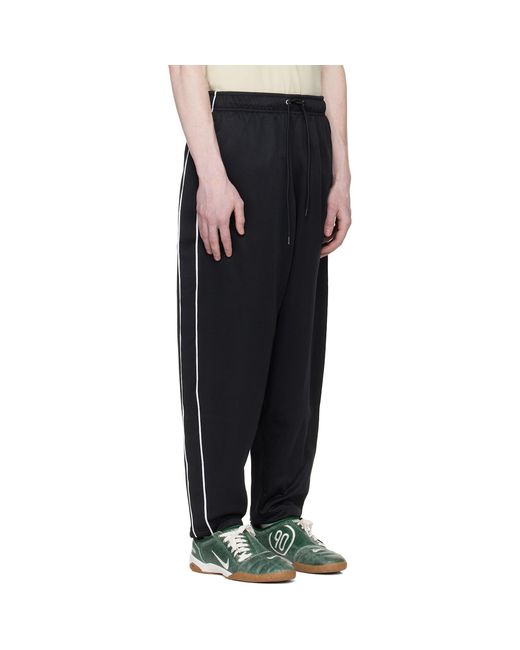Nike Black Oversized Knit Tracksuit Pants for men