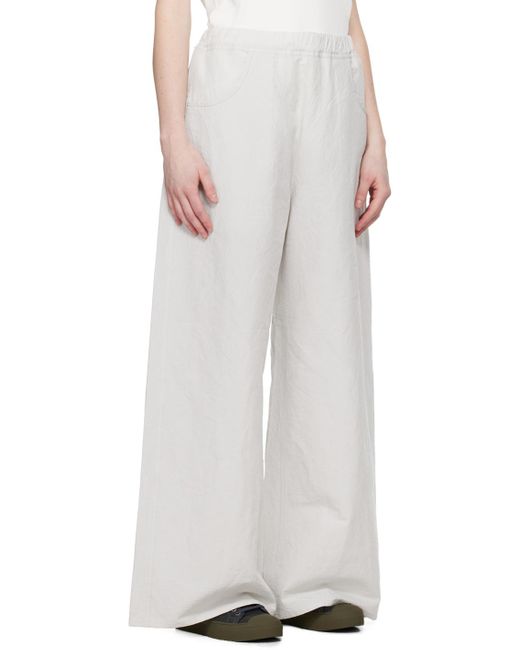 Sofie D'Hoore White Pistis Casual Trousers