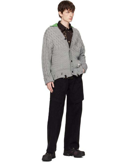 ANDERSSON BELL Black Sfumatura Sneakers for men