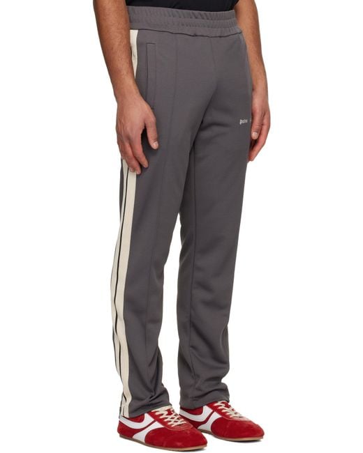 Palm Angels Black Classic Logo Track Pants for men