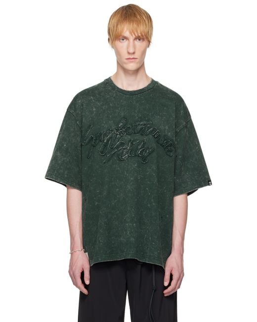 Song For The Mute Green Adidas Originals Edition Washed T-Shirt for men